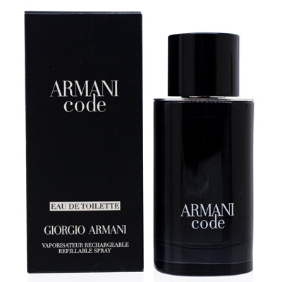 Giorgio Armani Code For Men Eau De Toilette Refillable 2.5 Oz One Color Perfumes