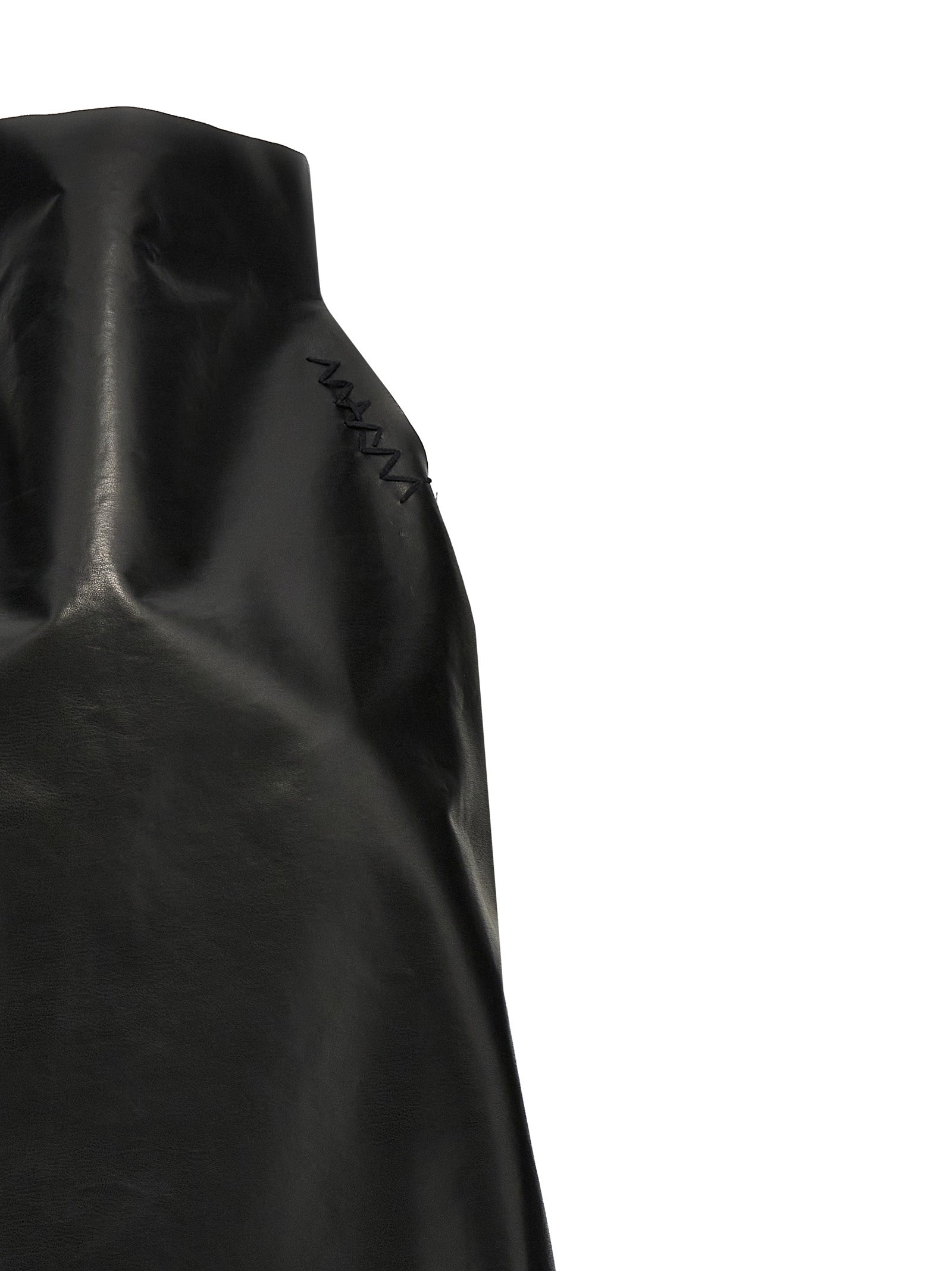 Two-tone trapeze dress Multicolor Polyamide Polyester