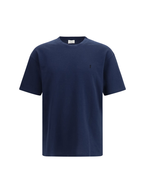 Saint Laurent 50% Cotton; 50% Polyester t-shirt in navy