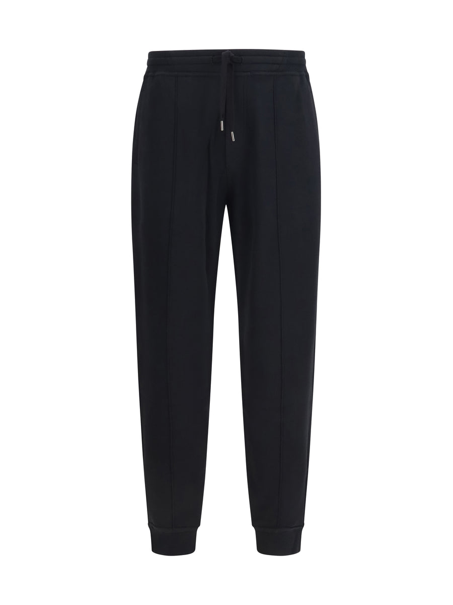 Brunello Cucinelli 95% Cotton; 5% Polyamide joggers in black