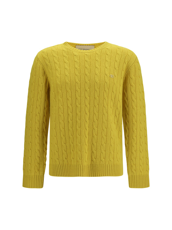 Valentino 100% Cashmere sweater in yellow