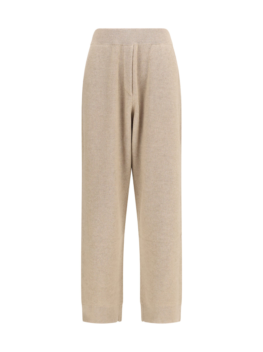 Brunello Cucinelli 100% Cashmere trousers in beige