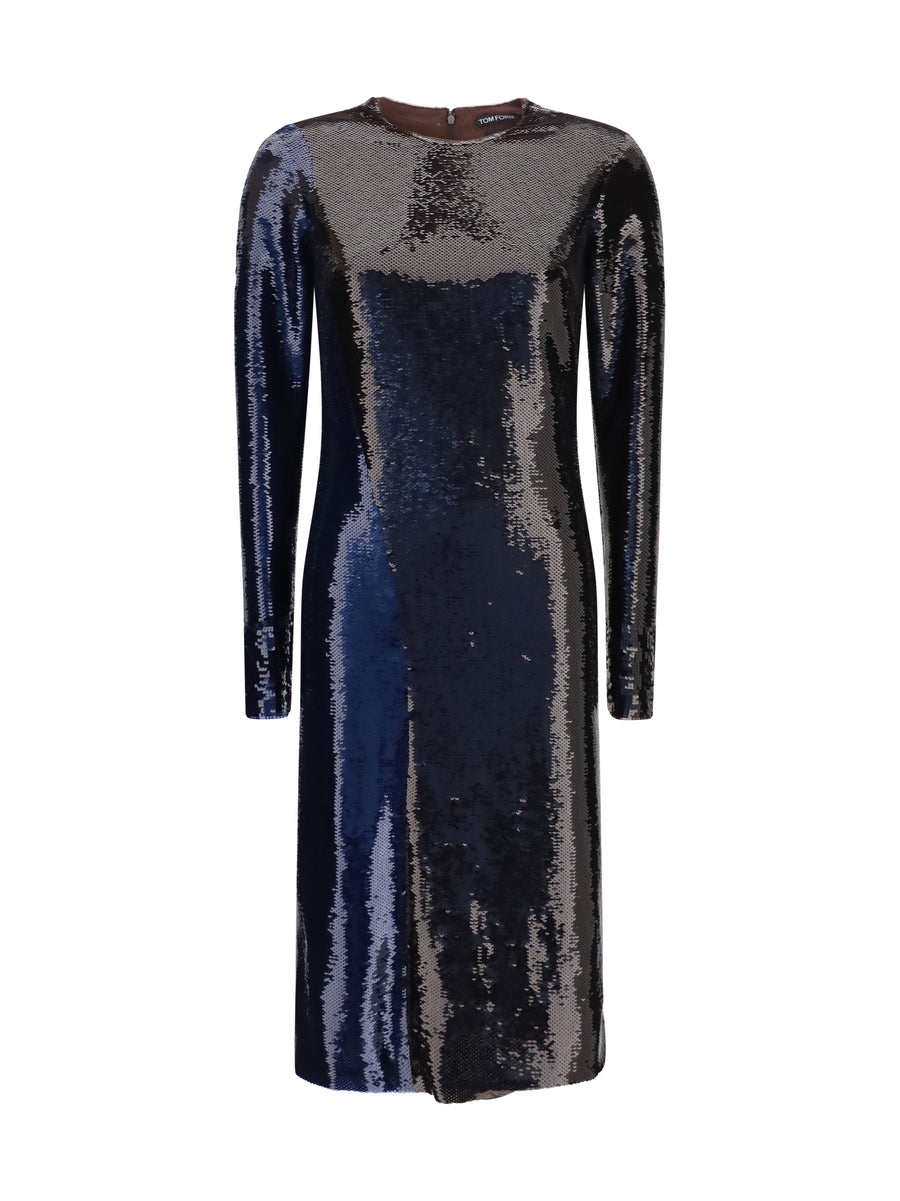 Tom Ford 84% Polyamide dress in blue