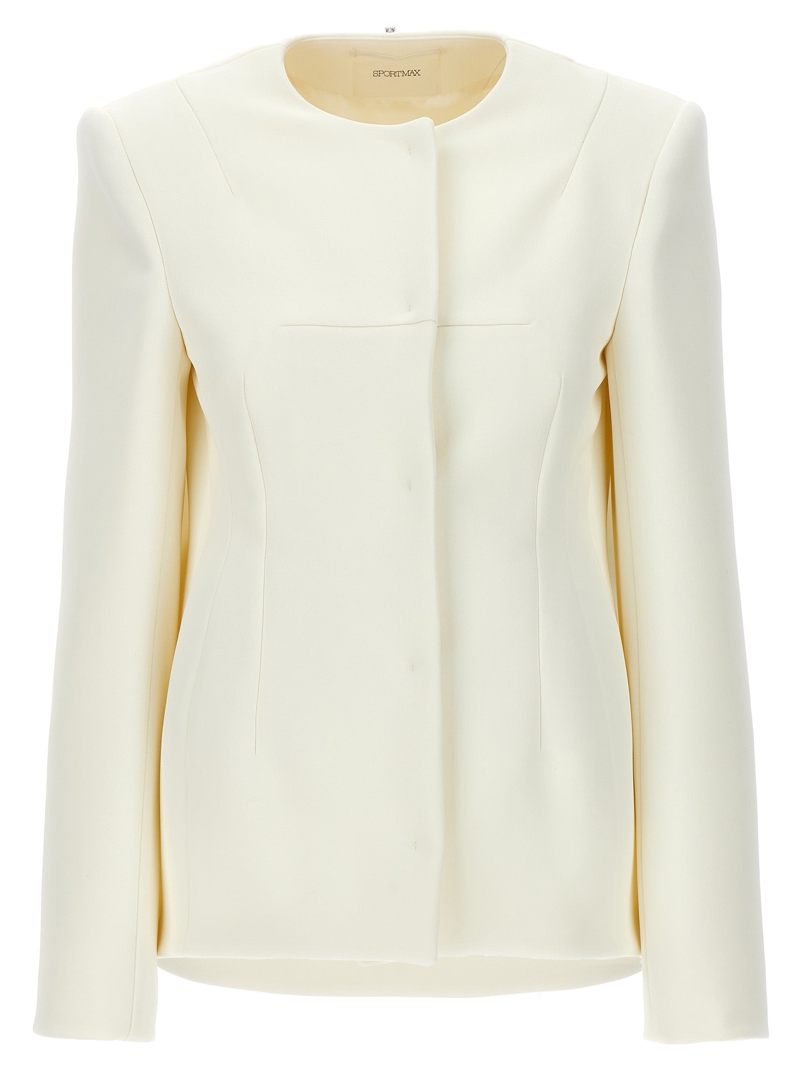 Aceri jacket White Polyester Blazer, Suits
