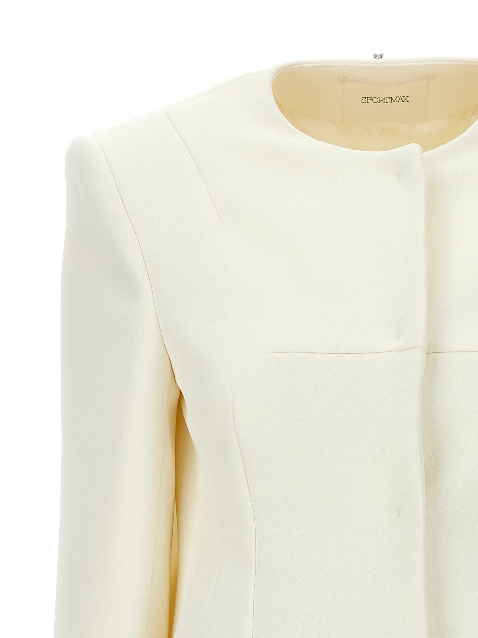 Aceri jacket White Polyester Blazer, Suits