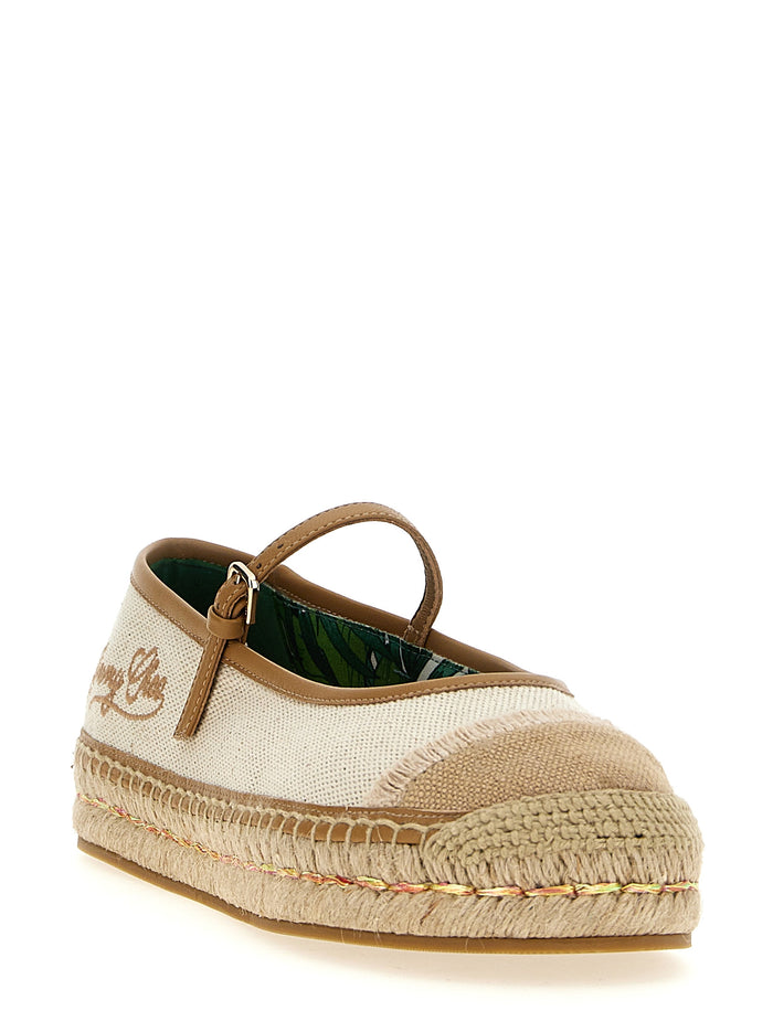 Aciel espadrilles Beige Textile Flat Shoes