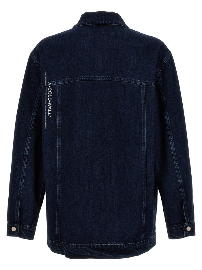 Discourse Chore jacket Blue Cotton Down Jacket, Parka, Casual