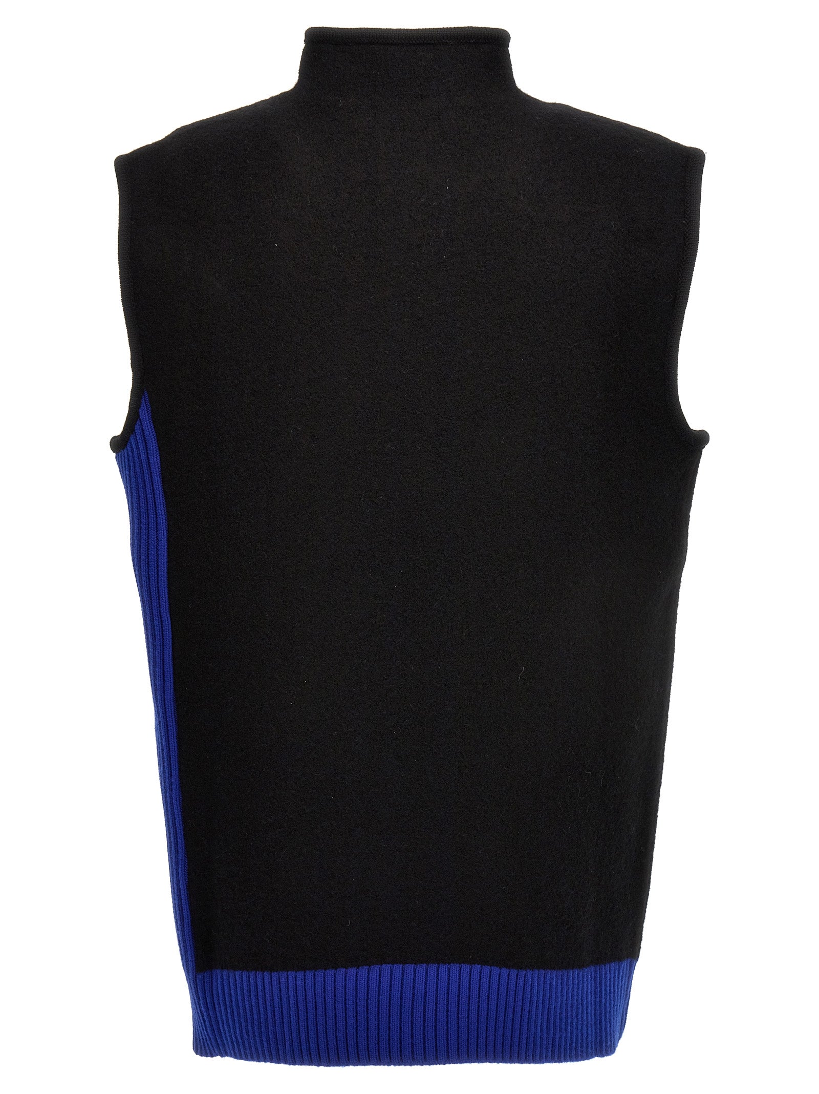 Two-color vest Multicolor Merino Wool Gilet