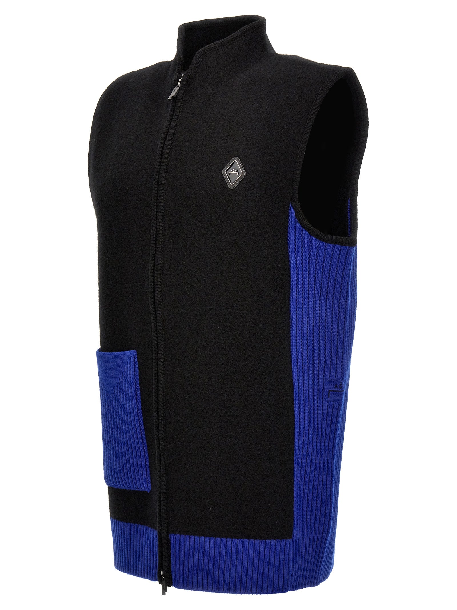 Two-color vest Multicolor Merino Wool Gilet