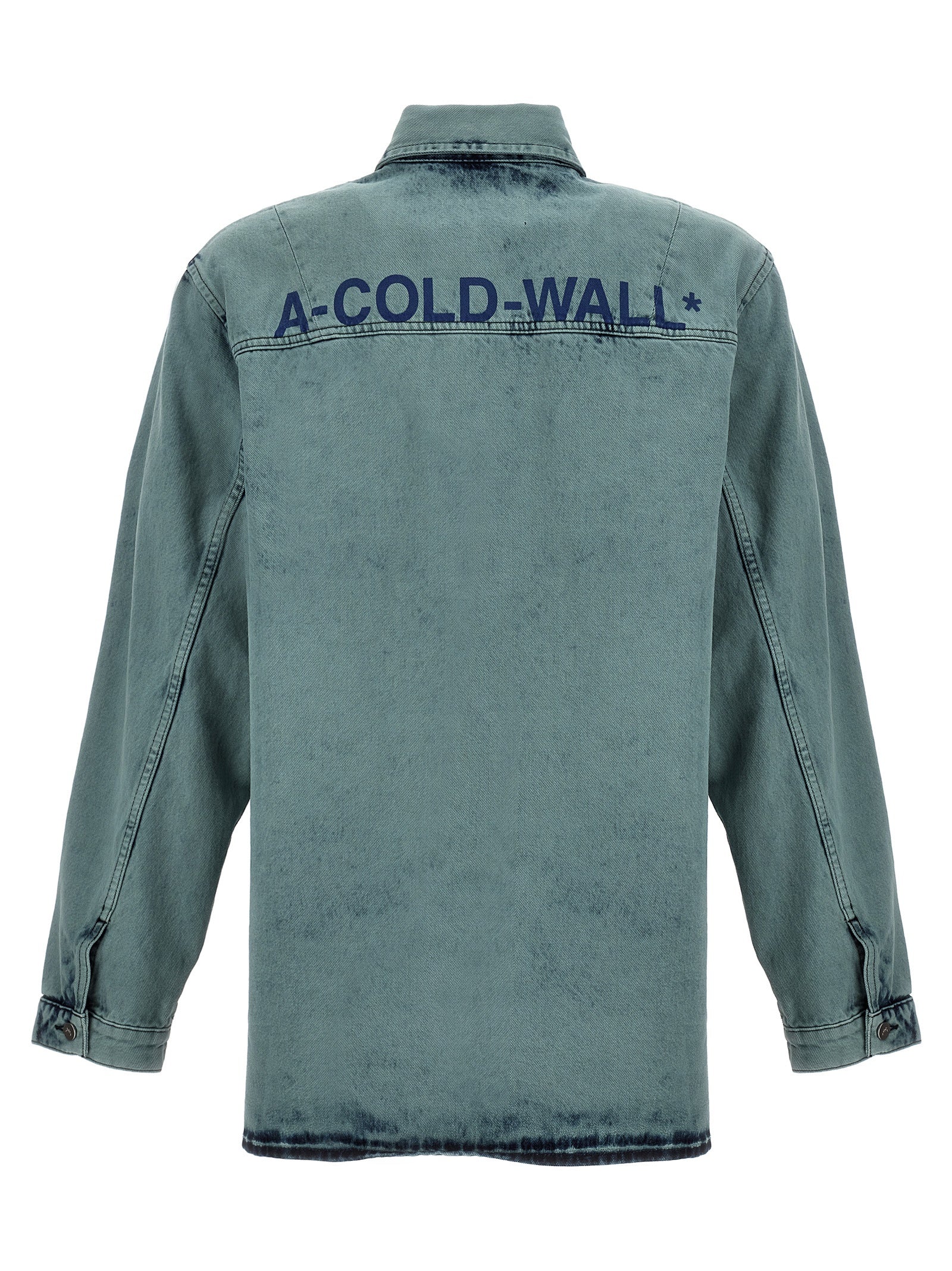 Bleached Overdyed shirt Light Blue Cotton Shirt, Blouse