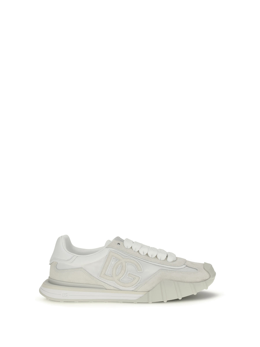 Dolce & Gabbana Upper: 54% calf leather sneaker in white