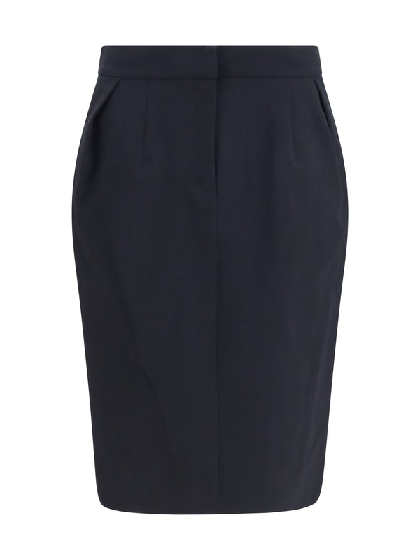 Magda Butrym 100% Cotton skirt in black