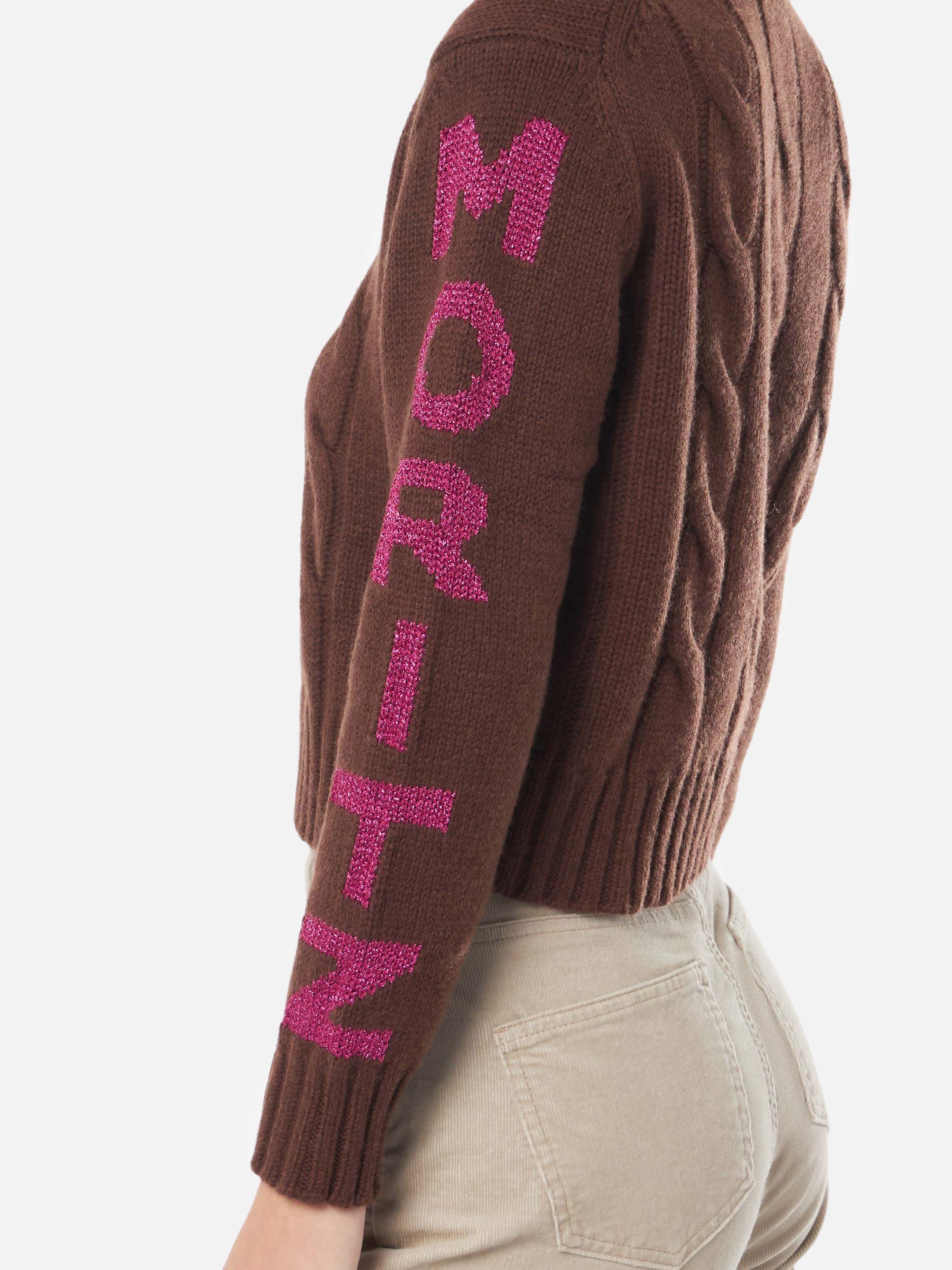 Adler Turtleneck Sweater With Saint Moritz Jacquard Brown