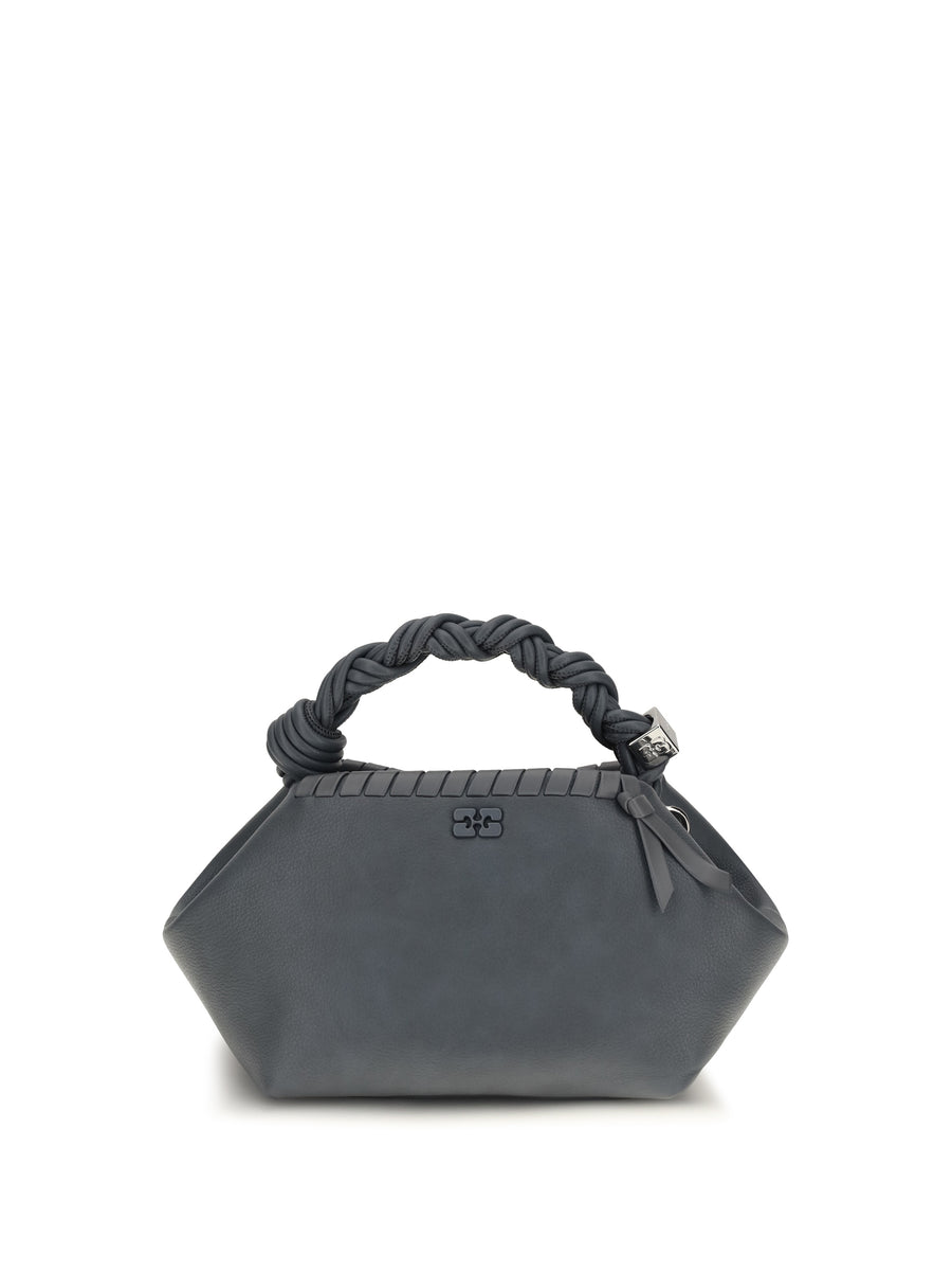 Small Bou Woven Handbag Quiet Shade Polyurethane; Polyester Shoulder Bags