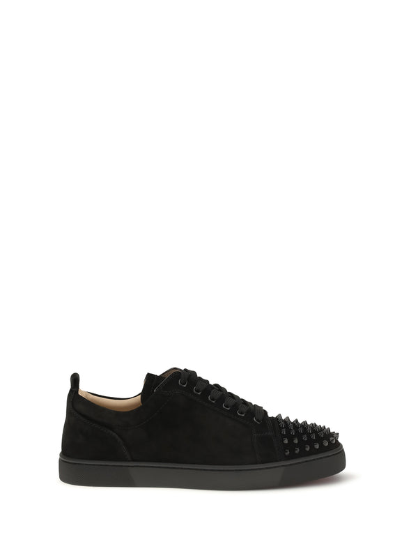 Christian Louboutin Upper: 100% calf leather; Sole: 100% rubber sneaker in black