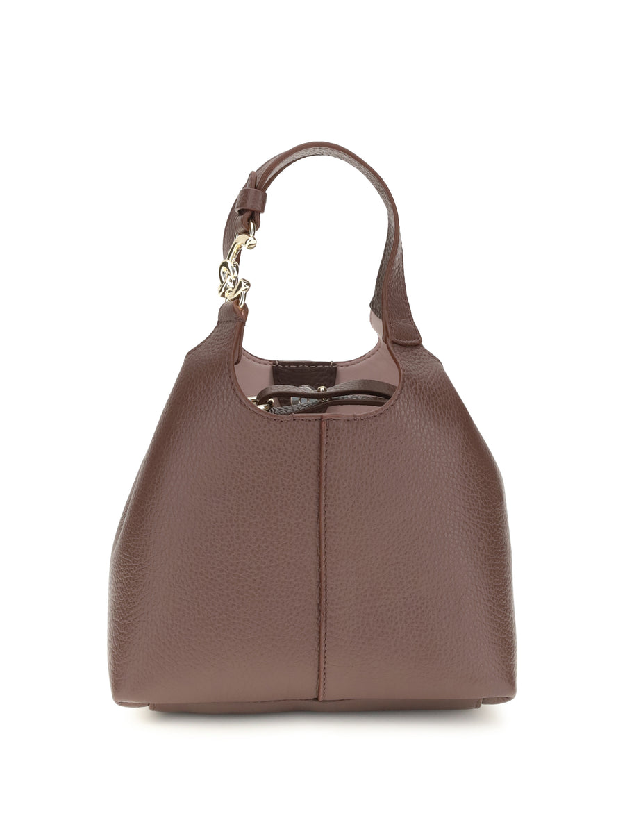 Shoulder Bag C-Easy Berry Calf Leather