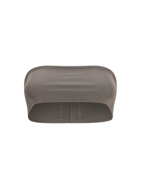 Rick Owens 96% Viscose bandeau top in gray