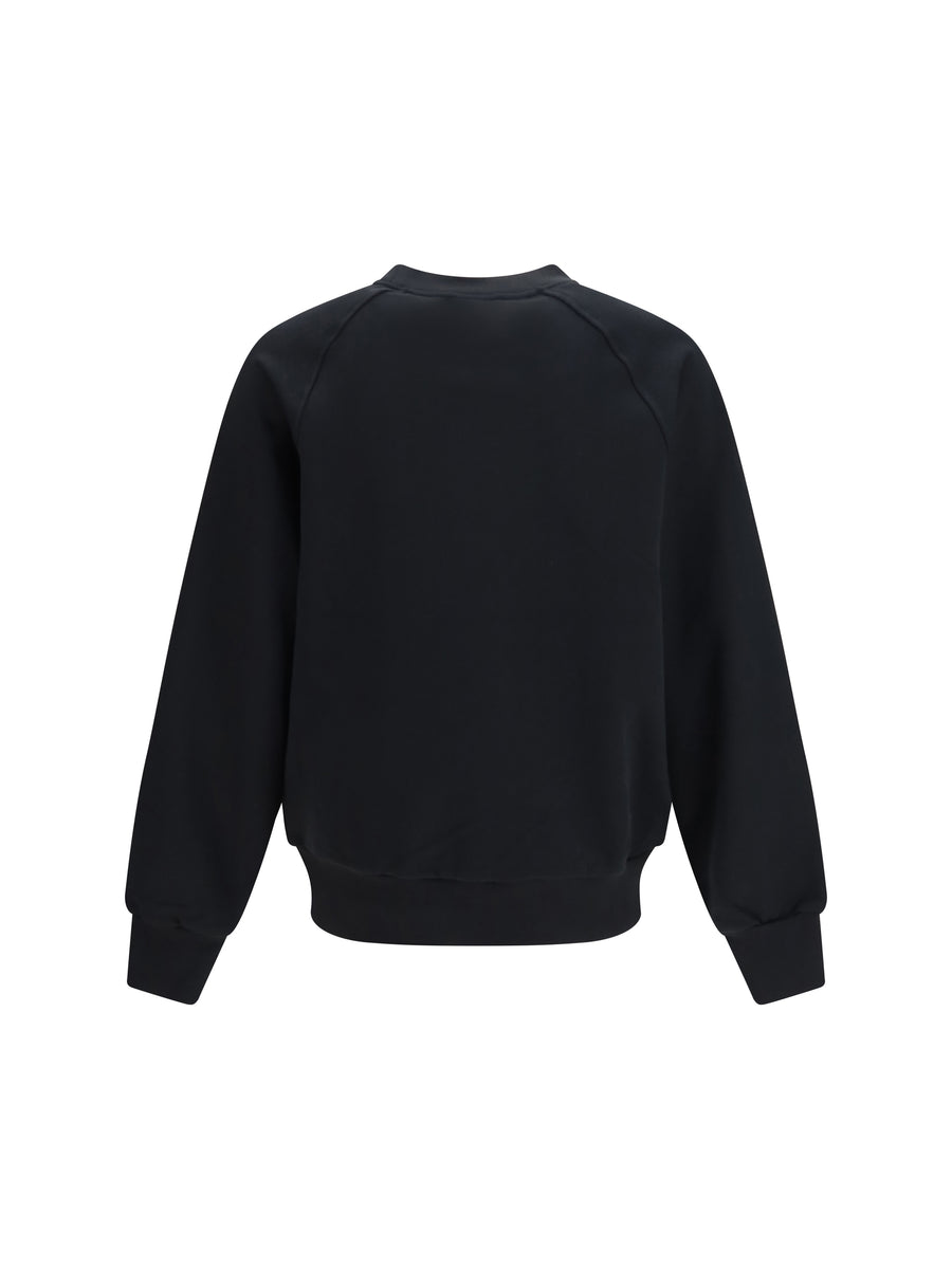Crewneck Sweatshirt Yul Black Polyester Sweatshirts