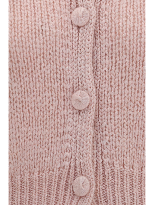Cardigan Chunky Knit Lotus Silk