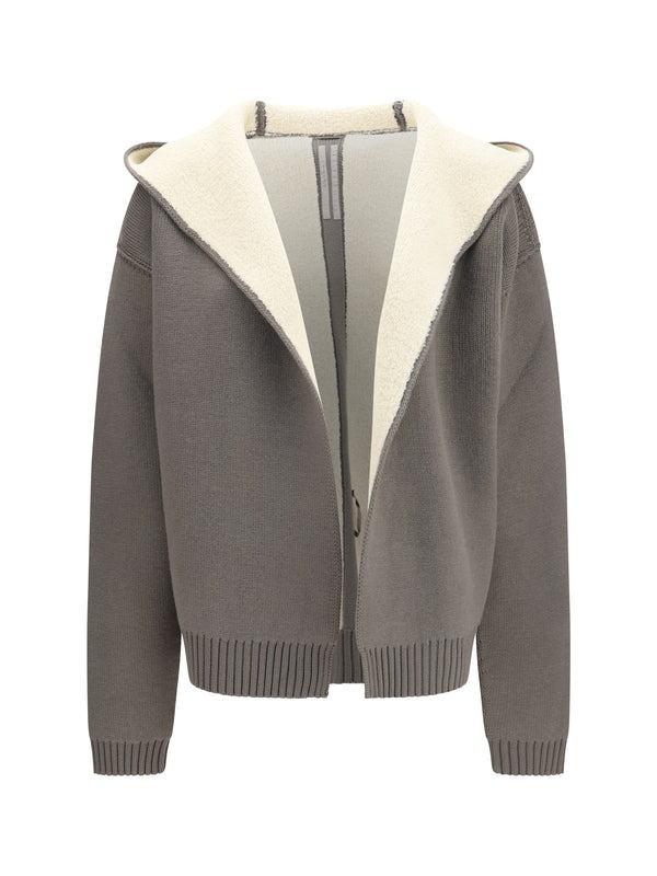 Hoodie Robe Sweater Dust/natural Jacket