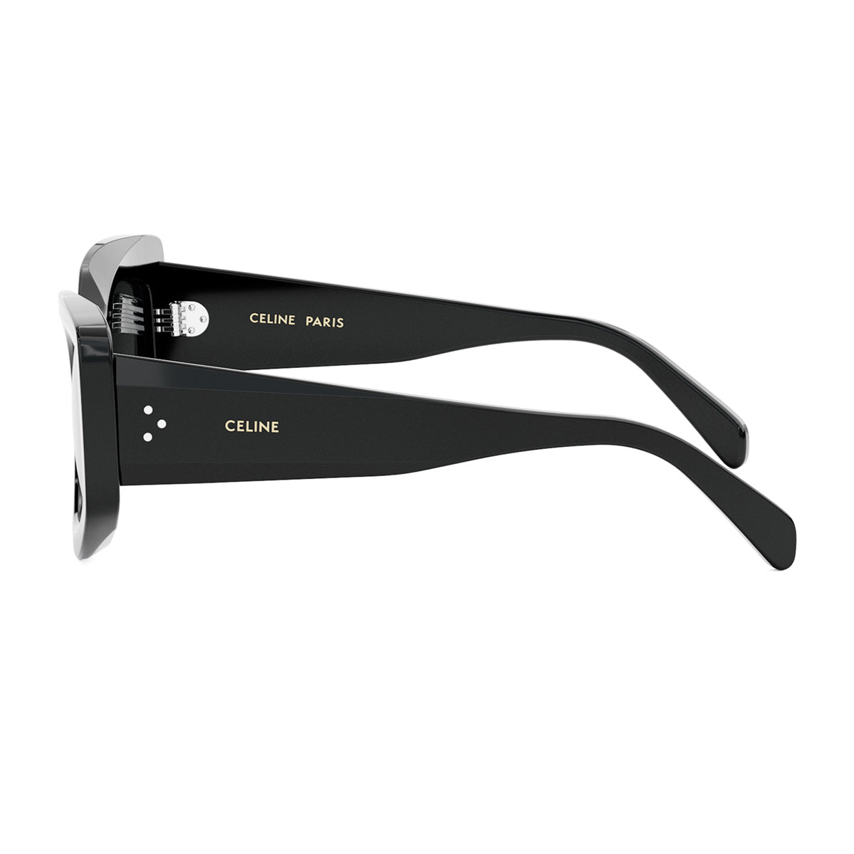 Celine CL40277I 3 Dots 01A Black Nero Acetate Occhiali Da Sole