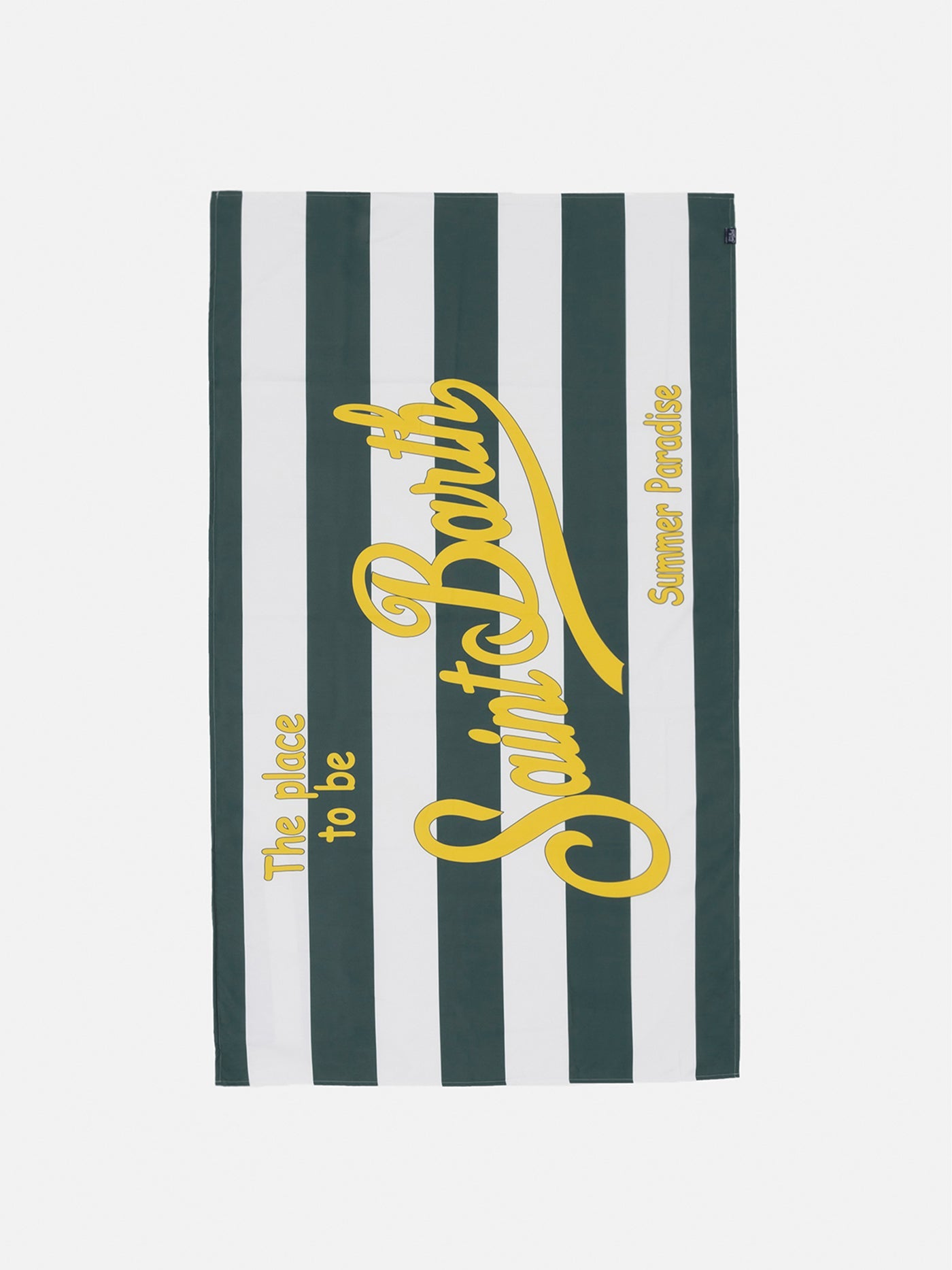Microfiber Beach Towel Aidan With Striped Print Green