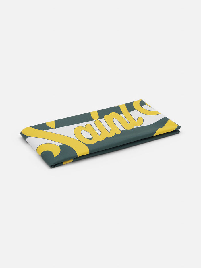 Microfiber Beach Towel Aidan With Striped Print Green