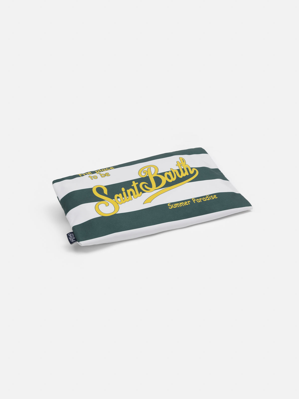 Microfiber Beach Towel Aidan With Striped Print Green