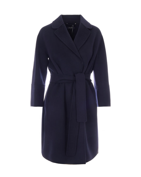Wool Coat Arona Midnight Blue Virgin