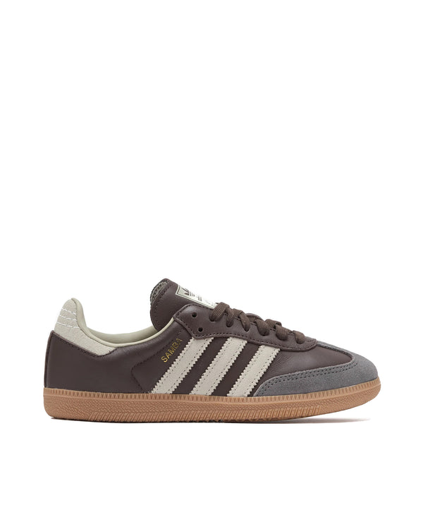 Leather Trainers Samba Og Brown-Gold Brown/putgre/goldmt