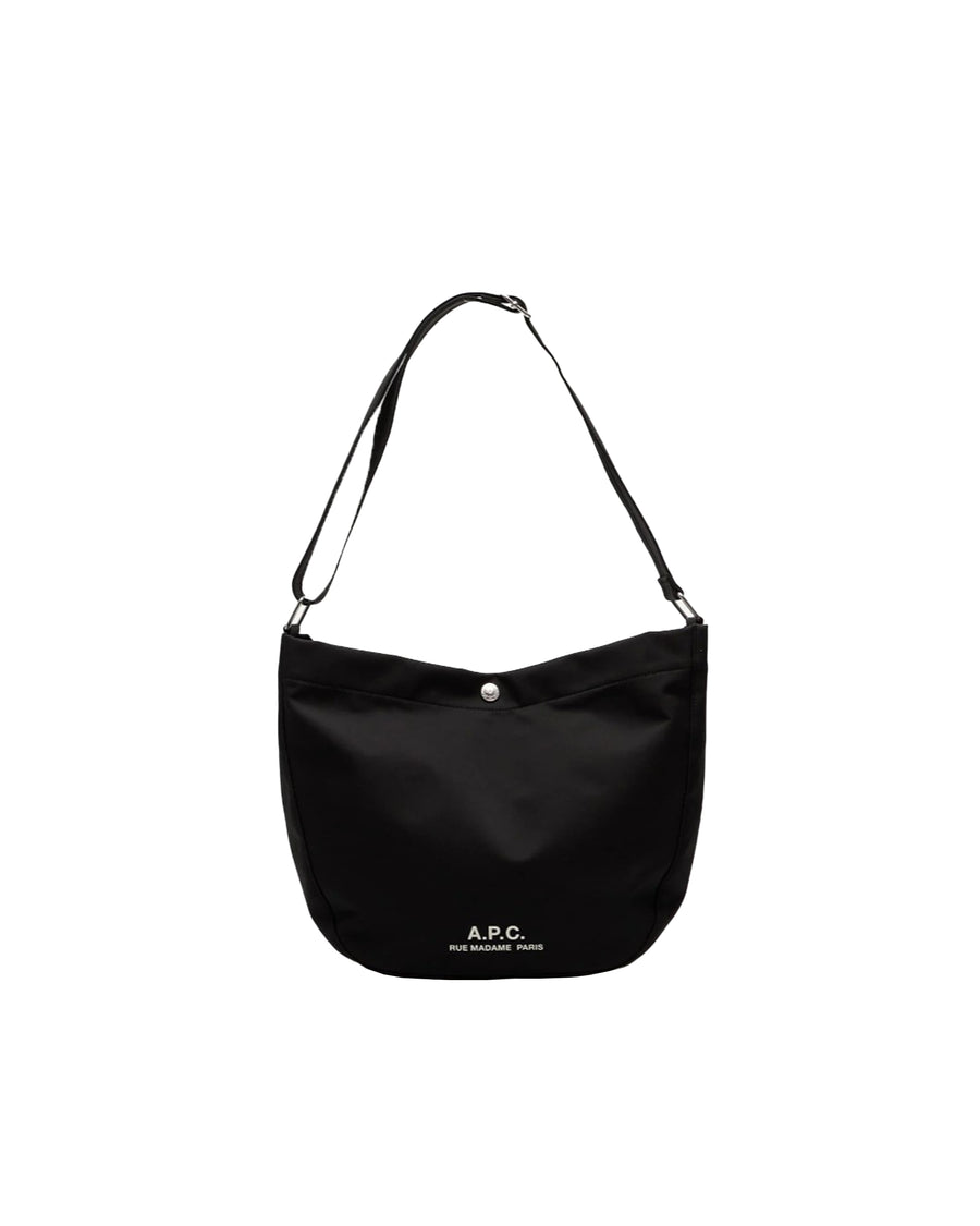 Shoulder Bag Journal Small Black Polyester