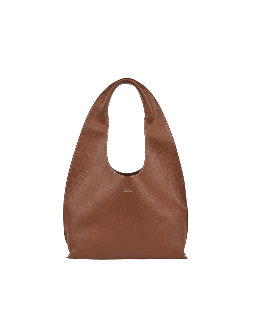 Shoulder Bag La Neige Hazelnut Cad Cowhide