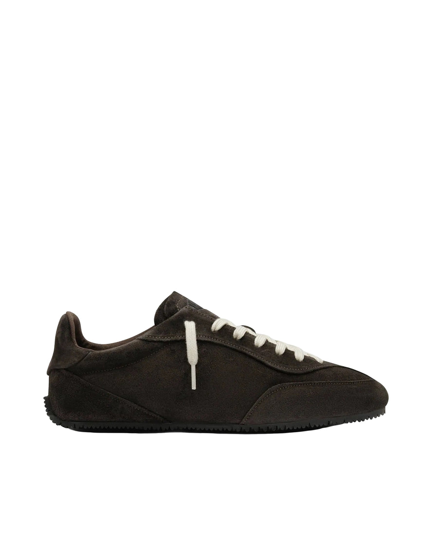 Sneakers La Daze Runner Dark Brown-Black Suede Brown/black Upper: Suede; Lining: Bamboo Trainers