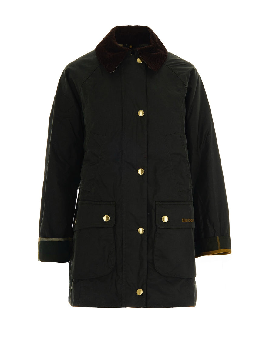 Waxed Cotton Jacket Beadnell Sage Sage/ancient