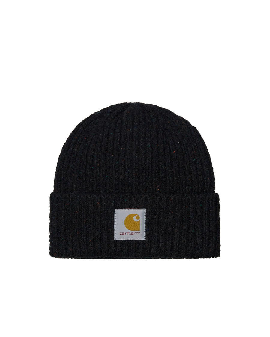 Knitted Hat Anglistic Speckled Black 80/20 Wool/cotton