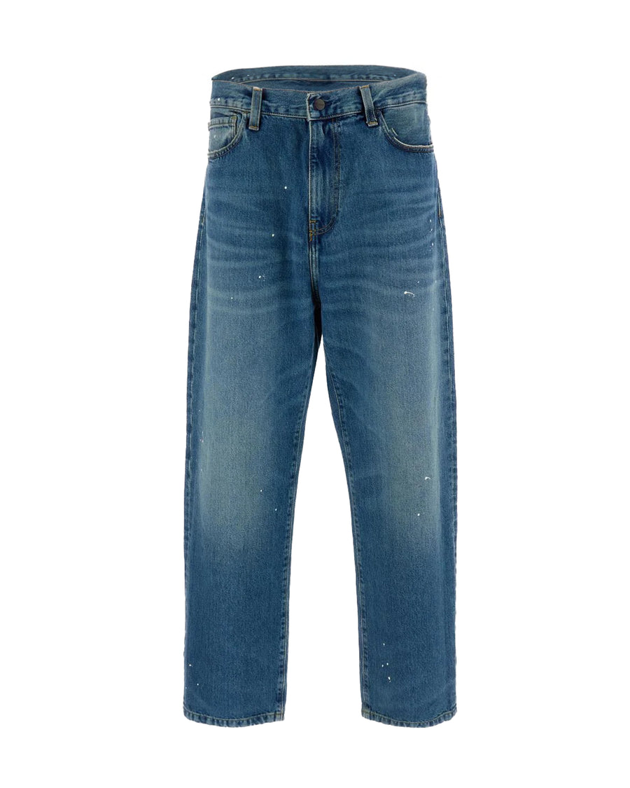 Jeans Landon Blue Destroy Wash Wash/splatter Cotton 'smith' Denim