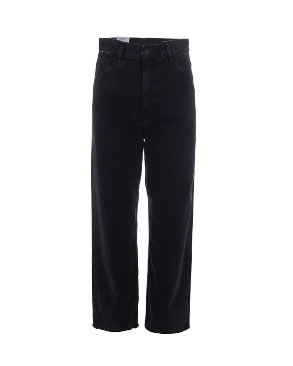Jeans Brandon Black Stone Washed Cotton 'smith' Denim