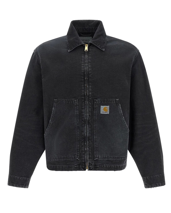Jacket Og Arcan Black Destroy Wash Black/black