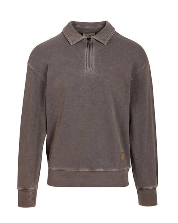 Polo Shirt Harper Tobacco Garment Dyed Cotton Jersey