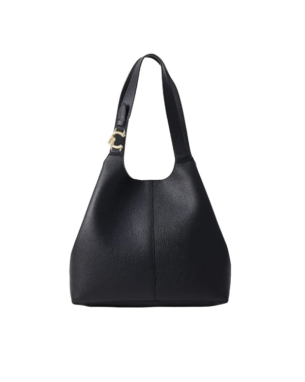 Leather Handbag C-Easy Black Bovine Leather; Lining: Pu Handbags