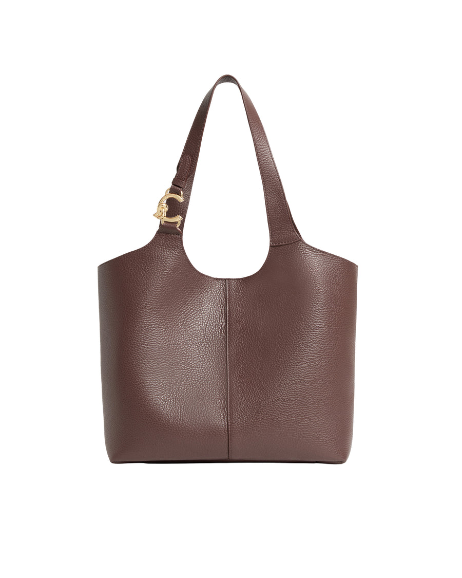 Shoulder Bag C-Easy Berry Bovine Leather; Lining: Pu