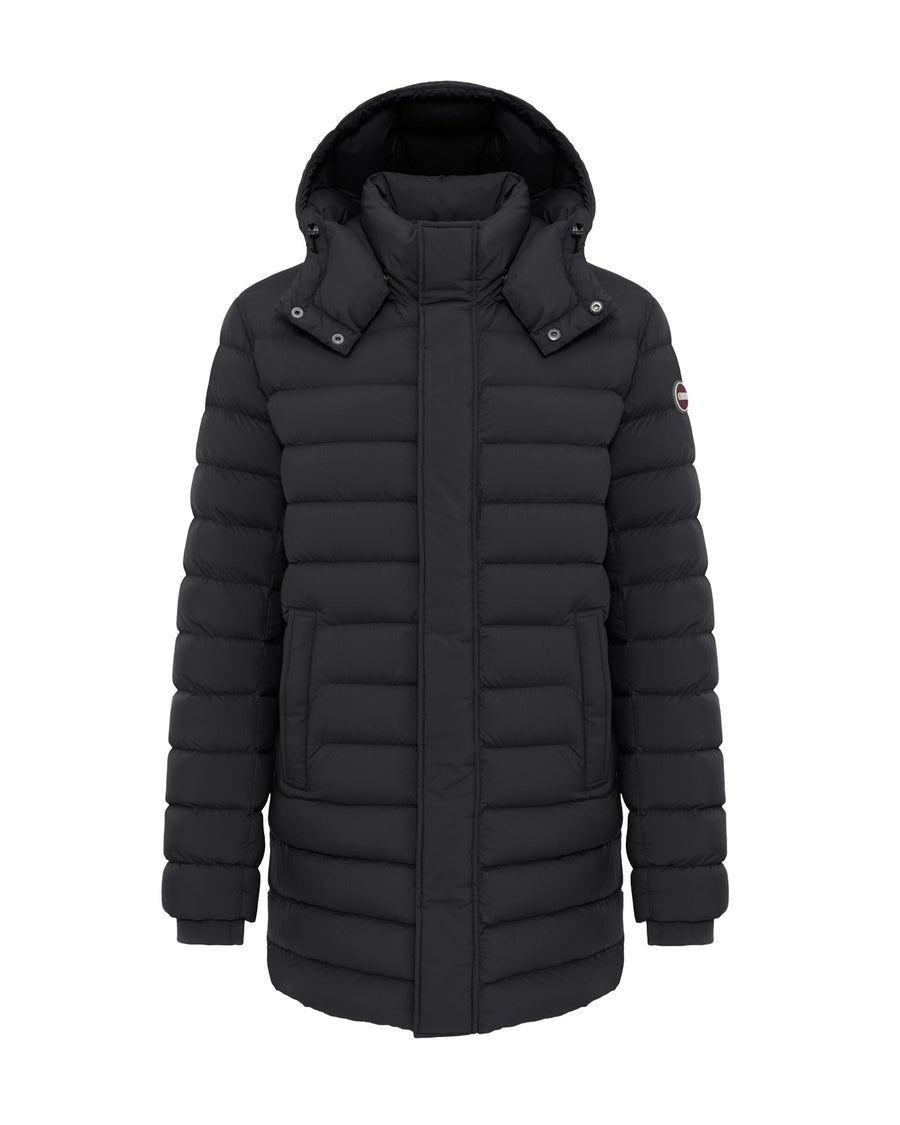 Quilted Down Jacket Black Vulcan Black/vulcan Padded &