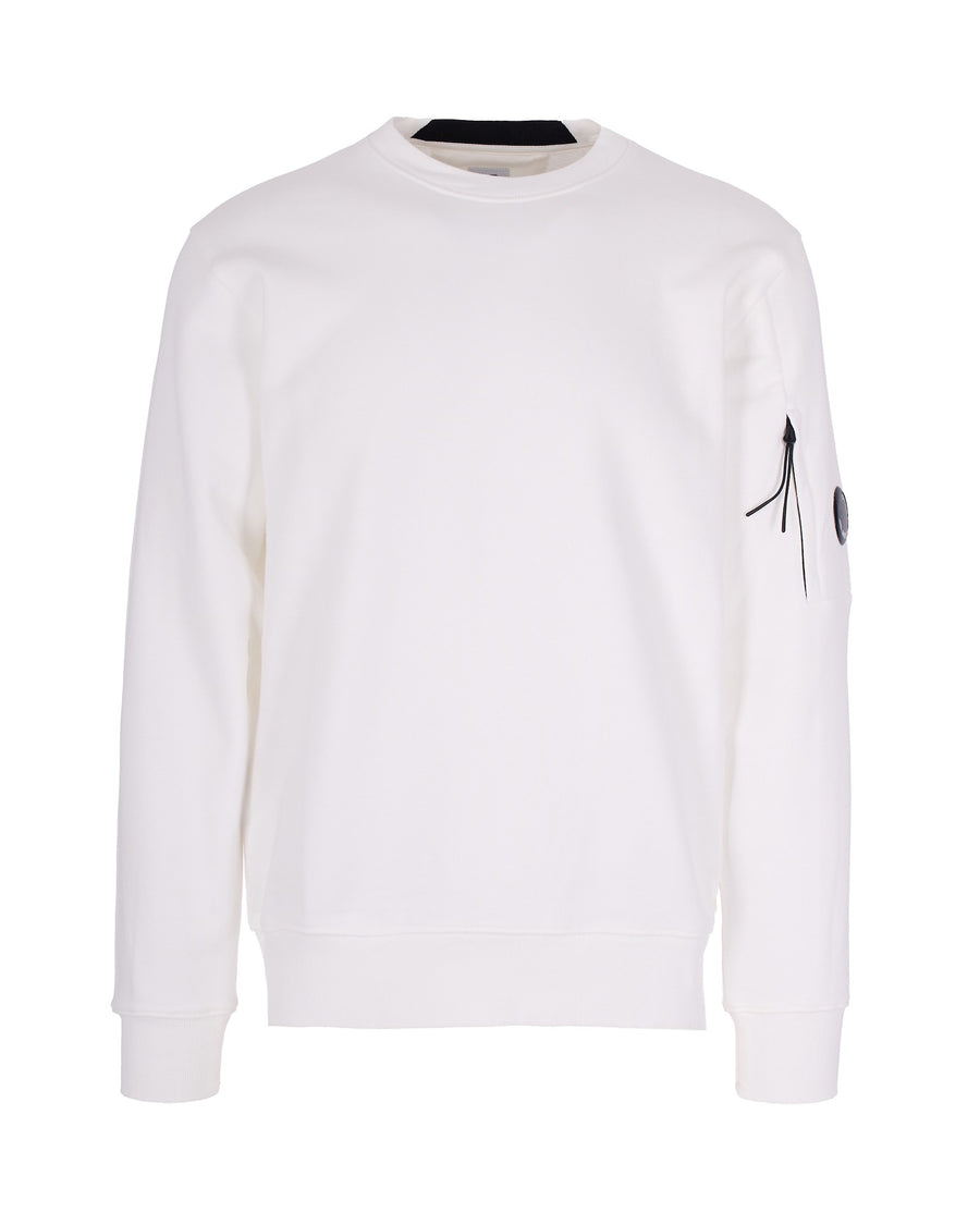 Crewneck Sweatshirt Gauze White Cotton Sweatshirts