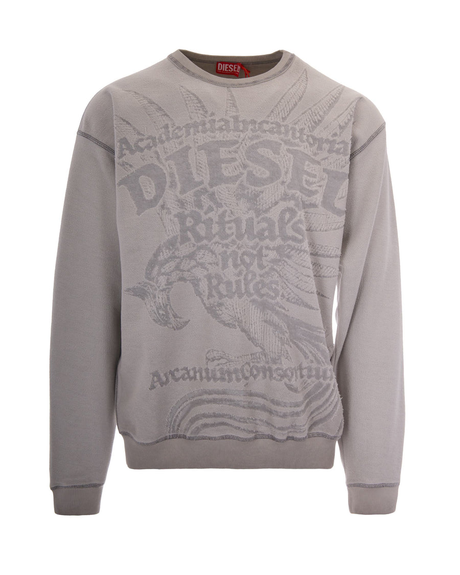 Crewneck Sweatshirt Aron Medium-White Medium/white Main: Polyester Sweatshirts