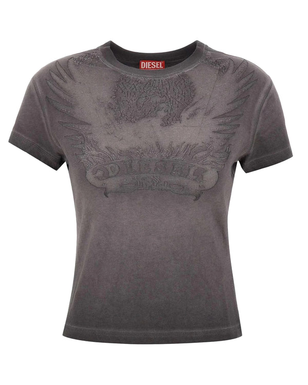 T-Shirt Dévoré Plum-Purple Plum/purple T-shirts & Jerseys