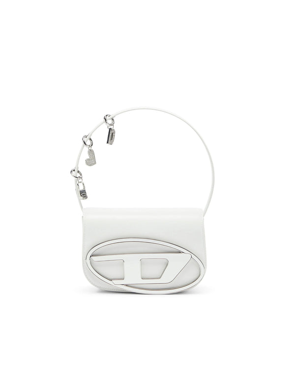 Leather Shoulder Bag 1dr Charms White Bovine