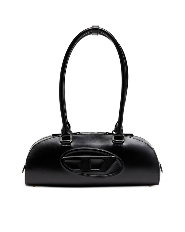 Shoulder Bag Dome Bowling Black Pmu Handbags