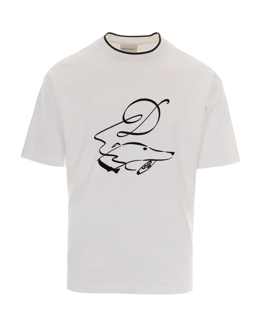 T-Shirt Dandy Dog Off White Cotton T-shirts