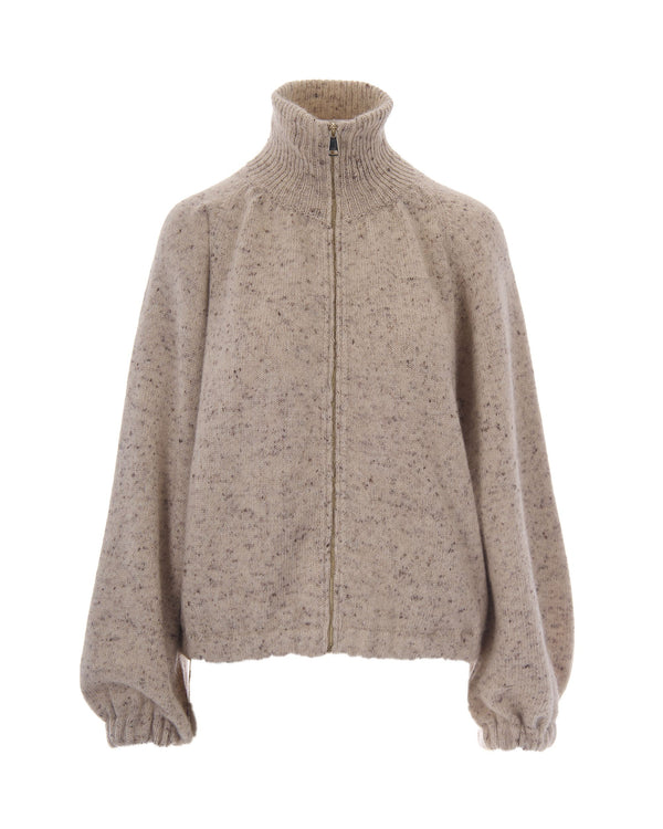 Bomber Jacket Wool Blend Casha'