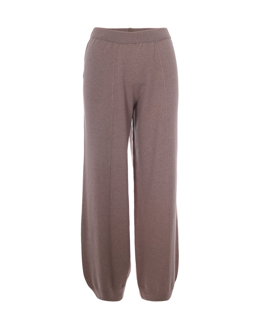 Jogging Trousers Mocha Meringue Virgin Wool